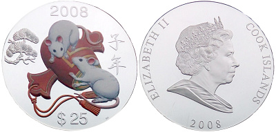 Монета Год Крысы