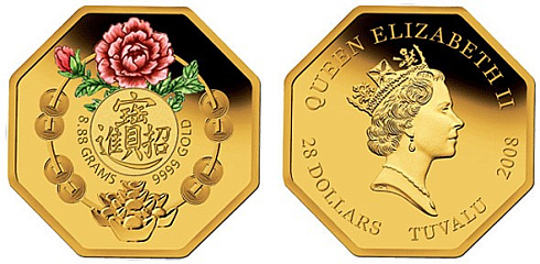 Монета Восьмиугольник удачи