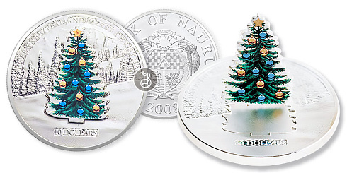 Монета Новогодняя ёлка