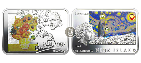 Монета Ван Гог