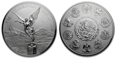 Монета Мексиканский Либертад.1 кг.