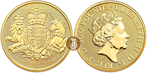 Монета Королевский герб. 1 унция